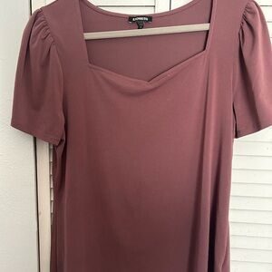 Express Dusty Rose Blouse